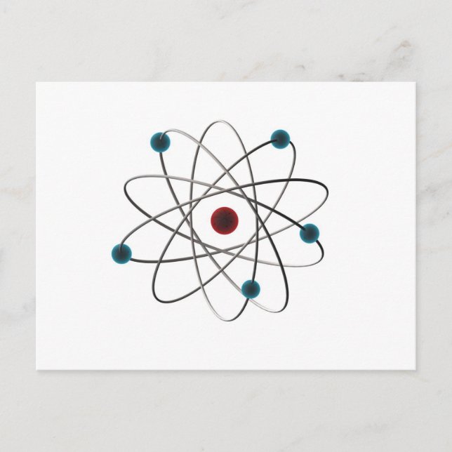 Atom Postkarte (Vorderseite)