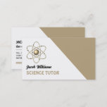 Atom Symbol, Science Tutor, Lehrer Visitenkarte<br><div class="desc">Atom Symbol,  Science Tutor,  Teacher Business Cards vom Business Card Store. Personalisieren Sie diese Karten ganz einfach mit Ihrem eigenen Text,  indem Sie den Bereich "Personalisieren Sie diese Vorlage" verwenden oder klicken Sie auf den Link "Weitere Anpassung",  um die Stile,  Farben und das Layout des Schriftartes zu ändern.</div>