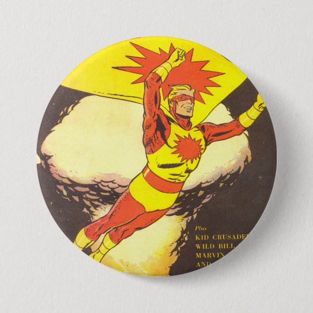 Atoman Vintage Comicen Button (Vorderseite)