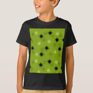 Atomar grüne Starbursts Kinder T-Shirt