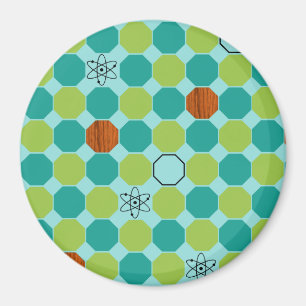 Atomare Achtecke Großer Magnet