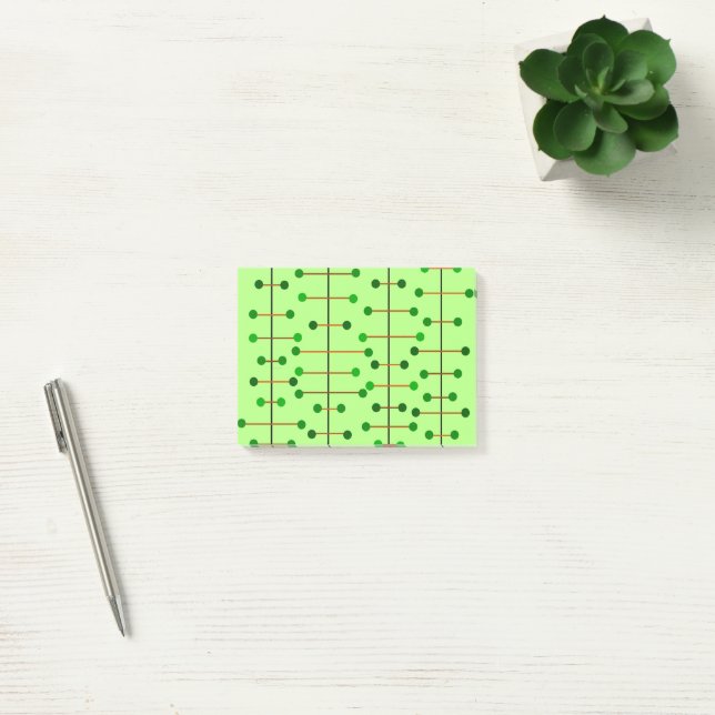 Atomare Bäume  Post-it Klebezettel (Büro)