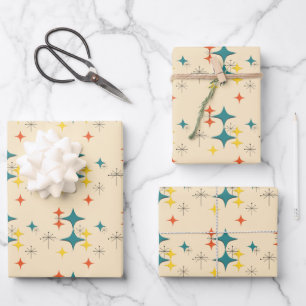Atomare Sternexplosionen der Neunziger Jahre 3 Geschenkpapier Set