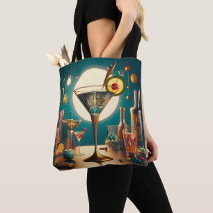 Atomarer futuristischer Leiterplatten-Martini Tasche