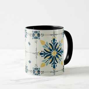 Atomarer Sternenexplosion Retro Mitte des 20. Jahr Tasse