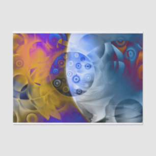 atomares abstraktes Gewebepapier Seidenpapier