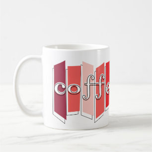 Atomart Retro Coffeetime Kaffee-Tasse (rot) Kaffeetasse