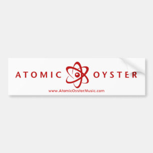 AtomAutoaufkleber der auster (Alt-Logo) (rot) Autoaufkleber