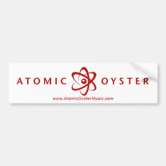 AtomAutoaufkleber der auster (Alt-Logo) (rot) Autoaufkleber