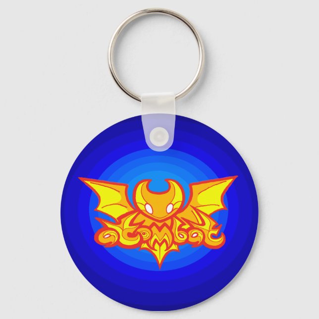 Atombat Logo v2 Schlüsselanhänger (Vorderseite)