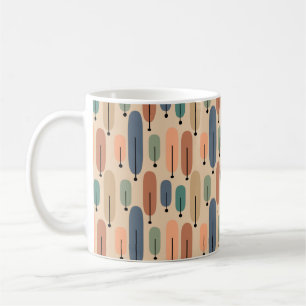 Atombäume Retro Kaffeetasse