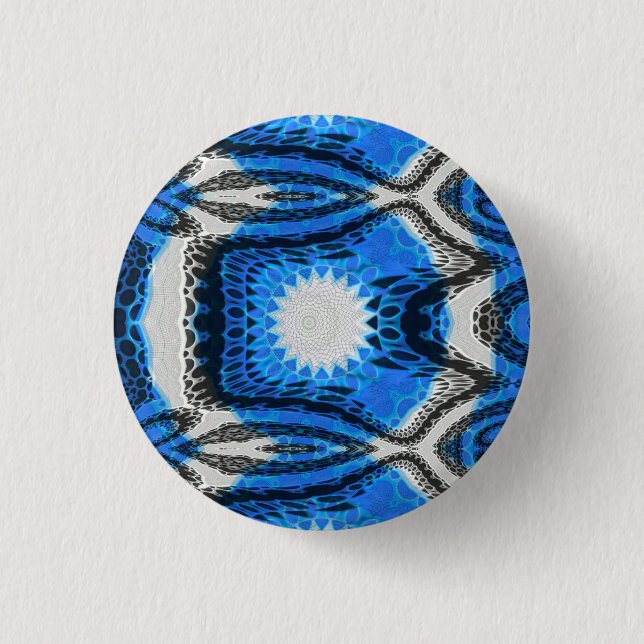 Atomblau Button (Vorderseite)