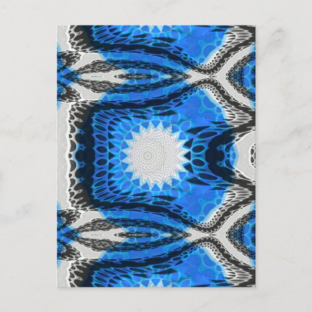 Atomblau Postkarte (Vorderseite)