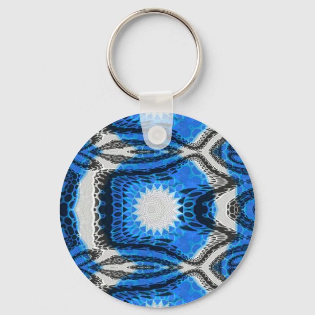 Atomblau Schlüsselanhänger (Vorderseite)