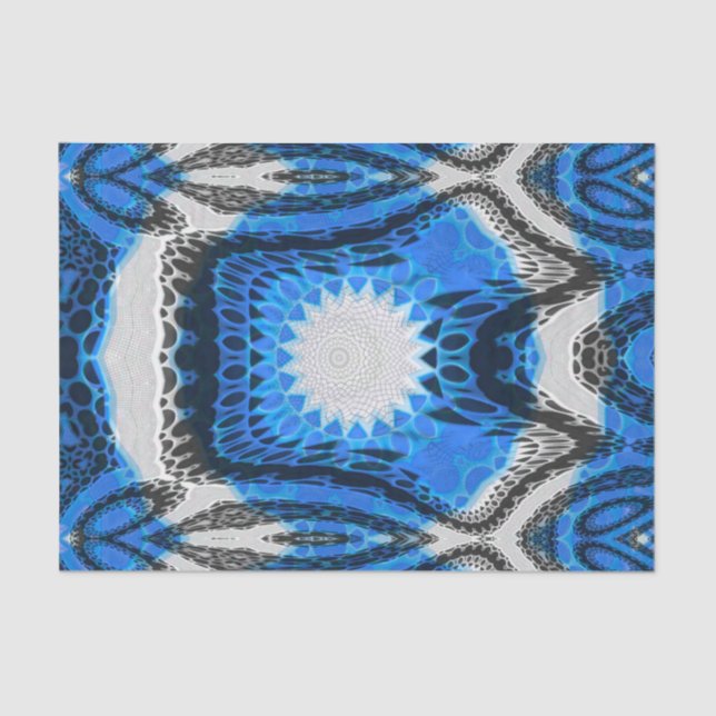 Atomblau Seidenpapier (Vorderseite)