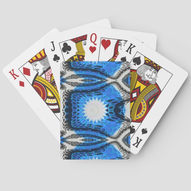 Atomblau Spielkarten (Rückseite)
