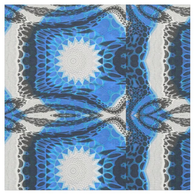 Atomblau Stoff (Nahaufnahme)