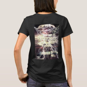 Atombomb-Frauen schwarzer T - Shirt zurück