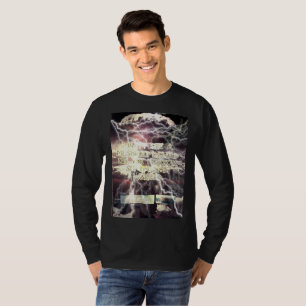Atombomb-schwarzes Langärm-Shirt T-Shirt