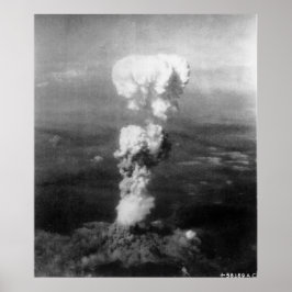 Atombombardierung von Hiroshima Poster