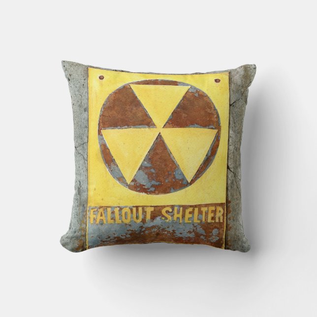 Atombunker-Kissen #4 Kissen (Vorderseite)