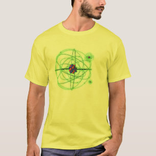 Atome auf einem T - Shirt