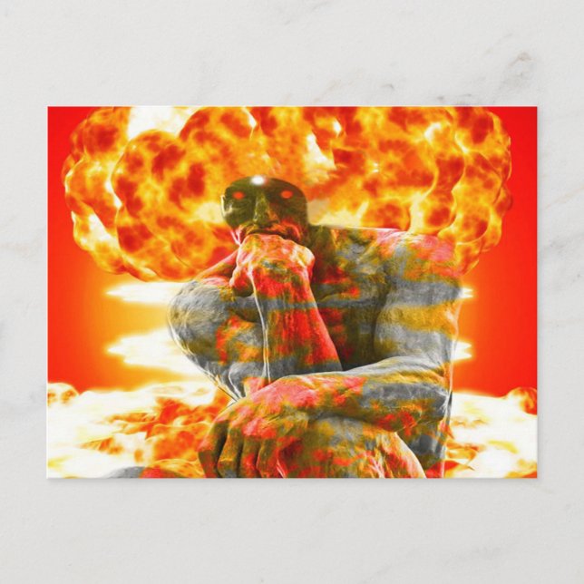 Atome Brainstorm Postkarte (Vorderseite)