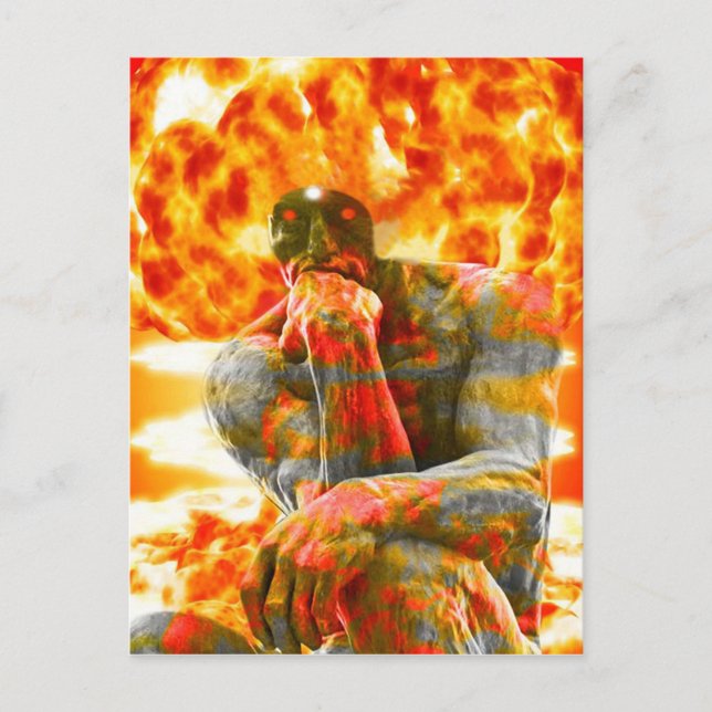 Atome Brainstorm Postkarte (Vorderseite)