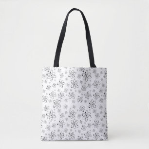 Atome in Bewegung Tragetasche Tasche