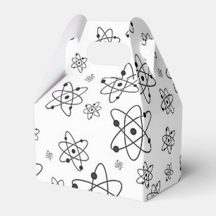 Atome Retro Atomalge Muster Geschenkschachtel