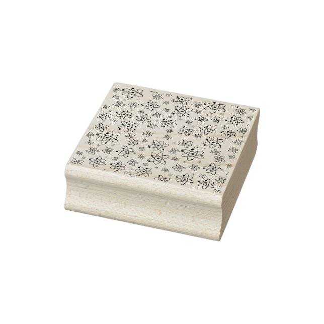 Atome Retro Atomalge Muster Gummistempel (Stempel)