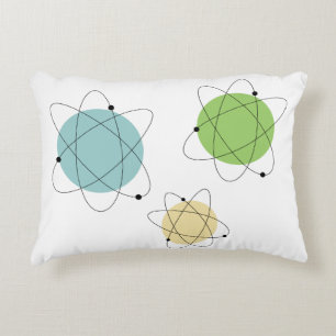 Atomelemente Mitte des Jahrhunderts modern Dekokissen