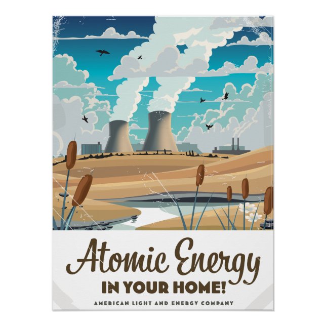 Atomenergie Kommerziell Poster (Vorderseite)