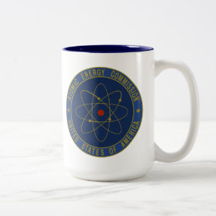 Atomenergiekommission Zweifarbige Tasse
