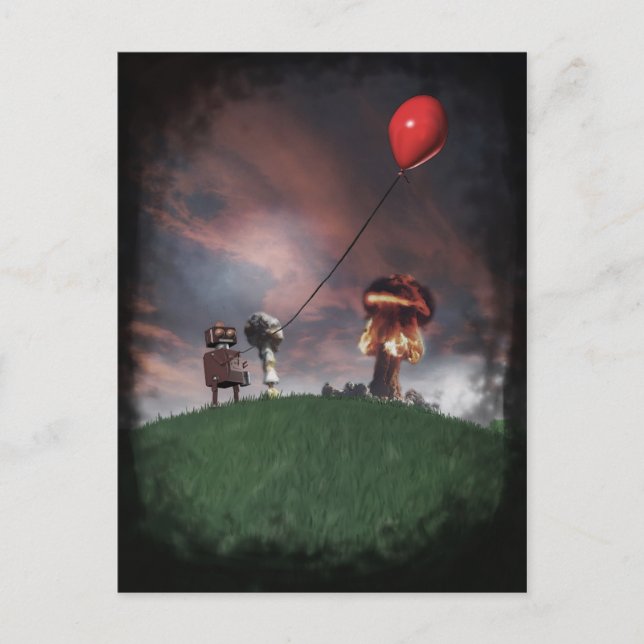 Atomernte Postkarte (Vorderseite)