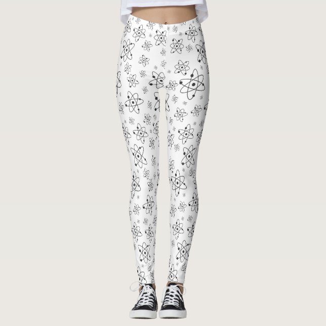 atomes en mouvement leggings (Devant)