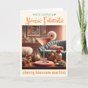 Atomfuturistic Cherry Blossom Martini Karte