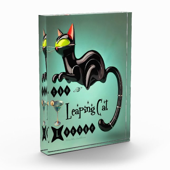 Atomfuturistic The Leaping Cat Lounge Fotoblock (Links)