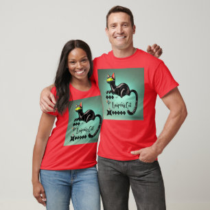 Atomfuturistic The Leaping Cat Lounge T-Shirt