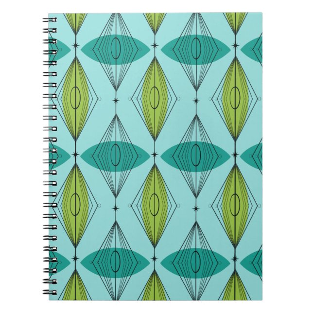 Atomgehäuse und Sternexplosionen-Notebook Notizblock (Vorderseite)