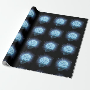 Atomgehirn Geschenkpapier