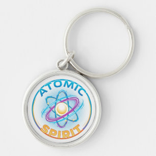 Atomgeist: Einheit von Wissenschaft und Spirituali Schlüsselanhänger