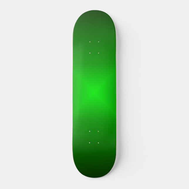 Atomgrünes Blitz-Skateboard-Deck Skateboard (Vorderseite)