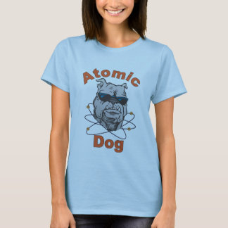 Atomhundedamenbaby - Puppenblau T-Shirt