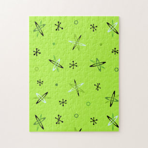 Atomic Age Starbursts Chartreuse