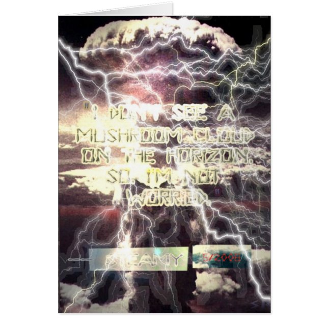 Atomic Bomb greeting card (Vorne)