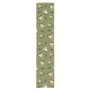 Atomic Boomerangs Sternexplosionen Olive Green Kurzer Tischläufer