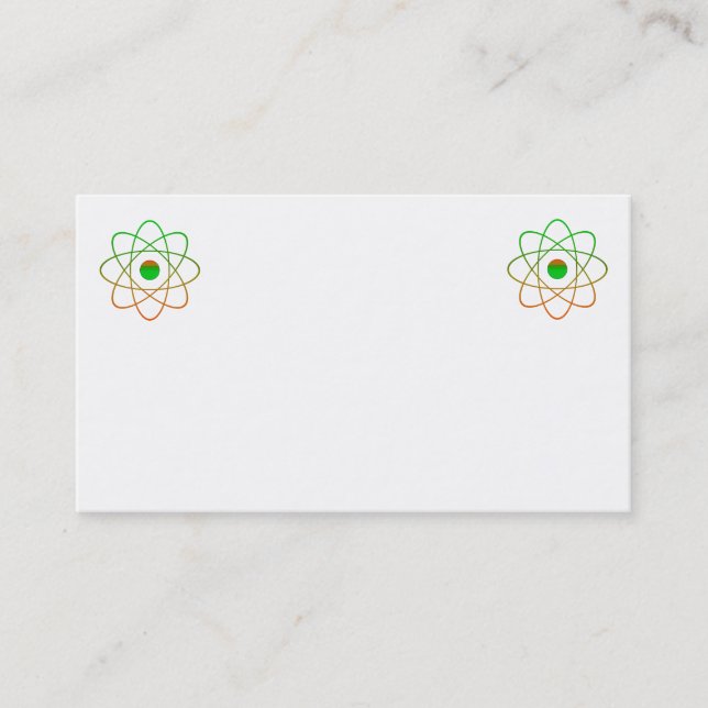 Atomic Business Cards Visitenkarte (Vorderseite)