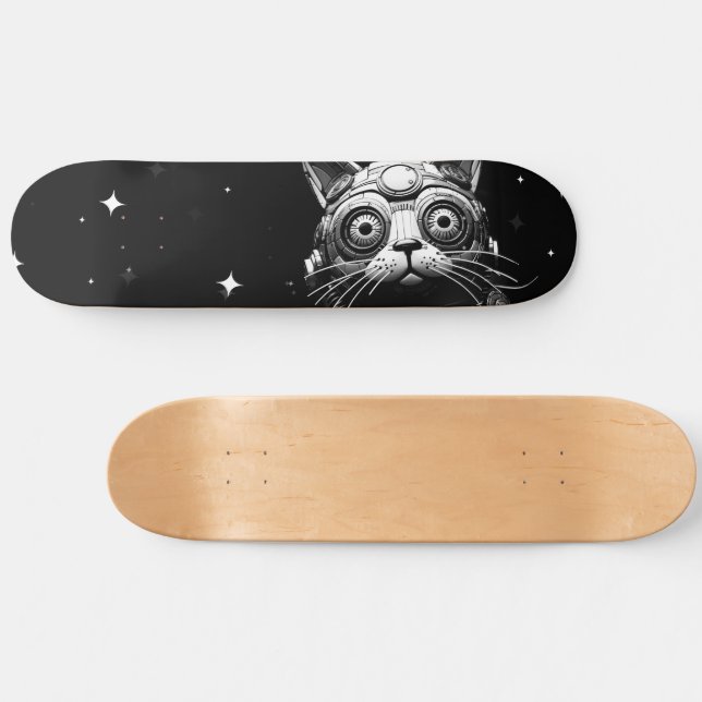 Atomic Cat #98 Skateboard (Horizontal)