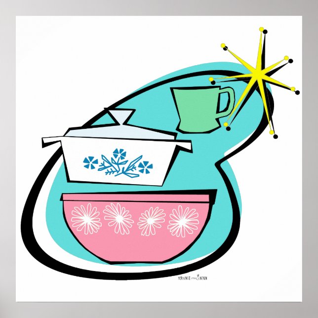 Atomic Cookware Design Poster (Vorne)